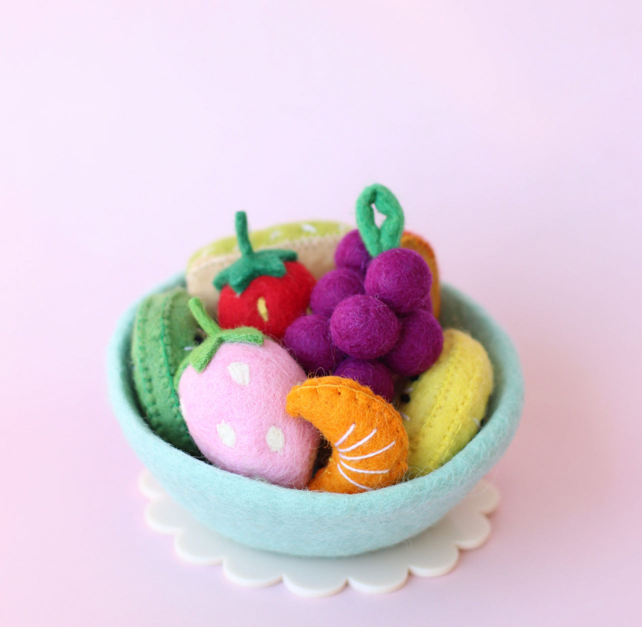 NEW! Tutti Fruity Fruit salad sets - choose your bowl colour - 9 pce set