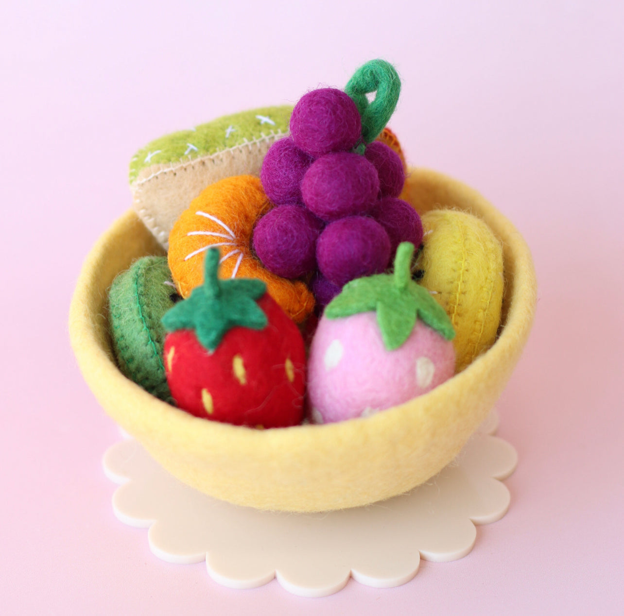 NEW! Tutti Fruity Fruit salad sets - choose your bowl colour - 9 pce set