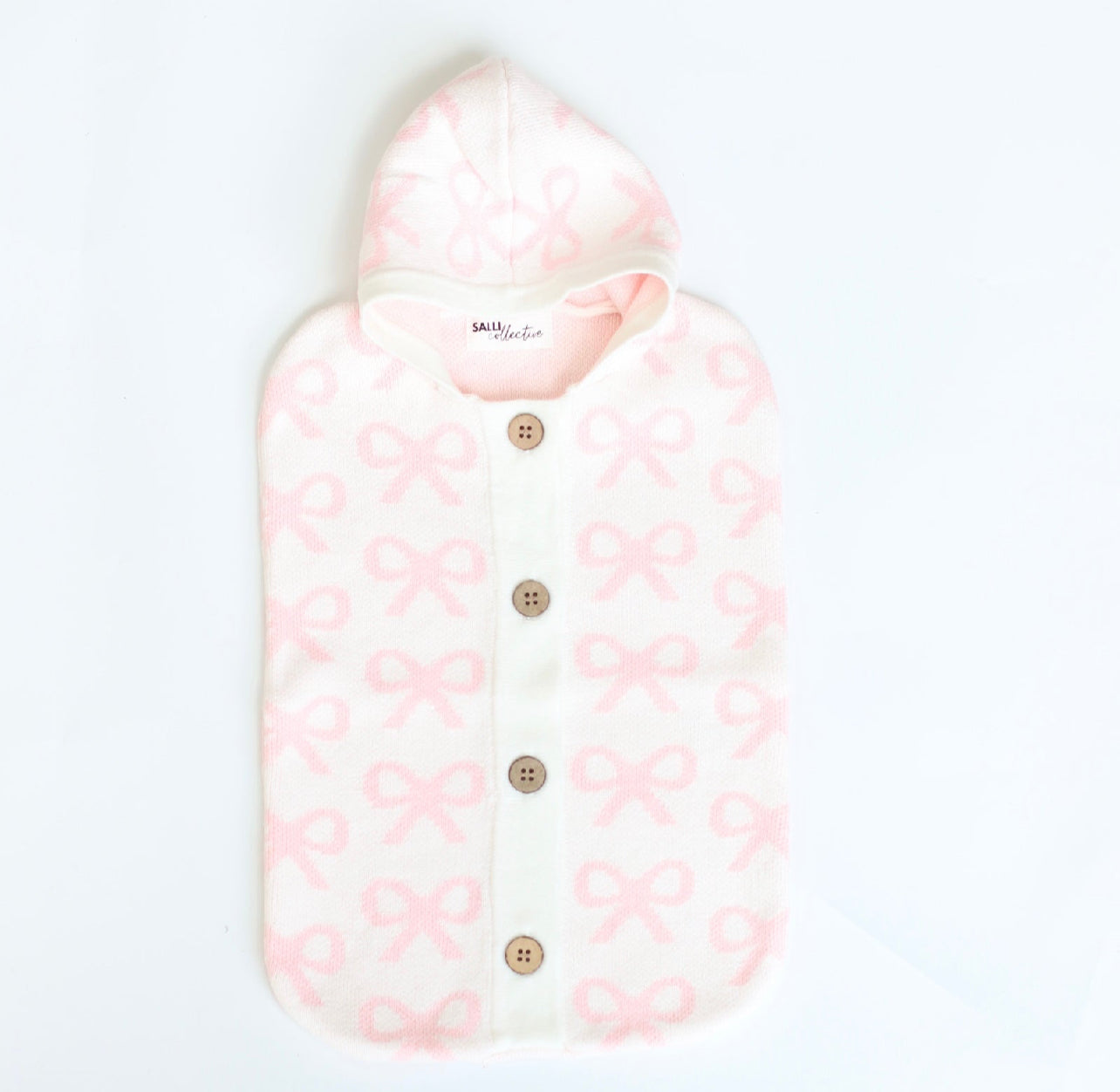 Salli dream Cocoon - Powder blush pink bows $21.80 ex GST