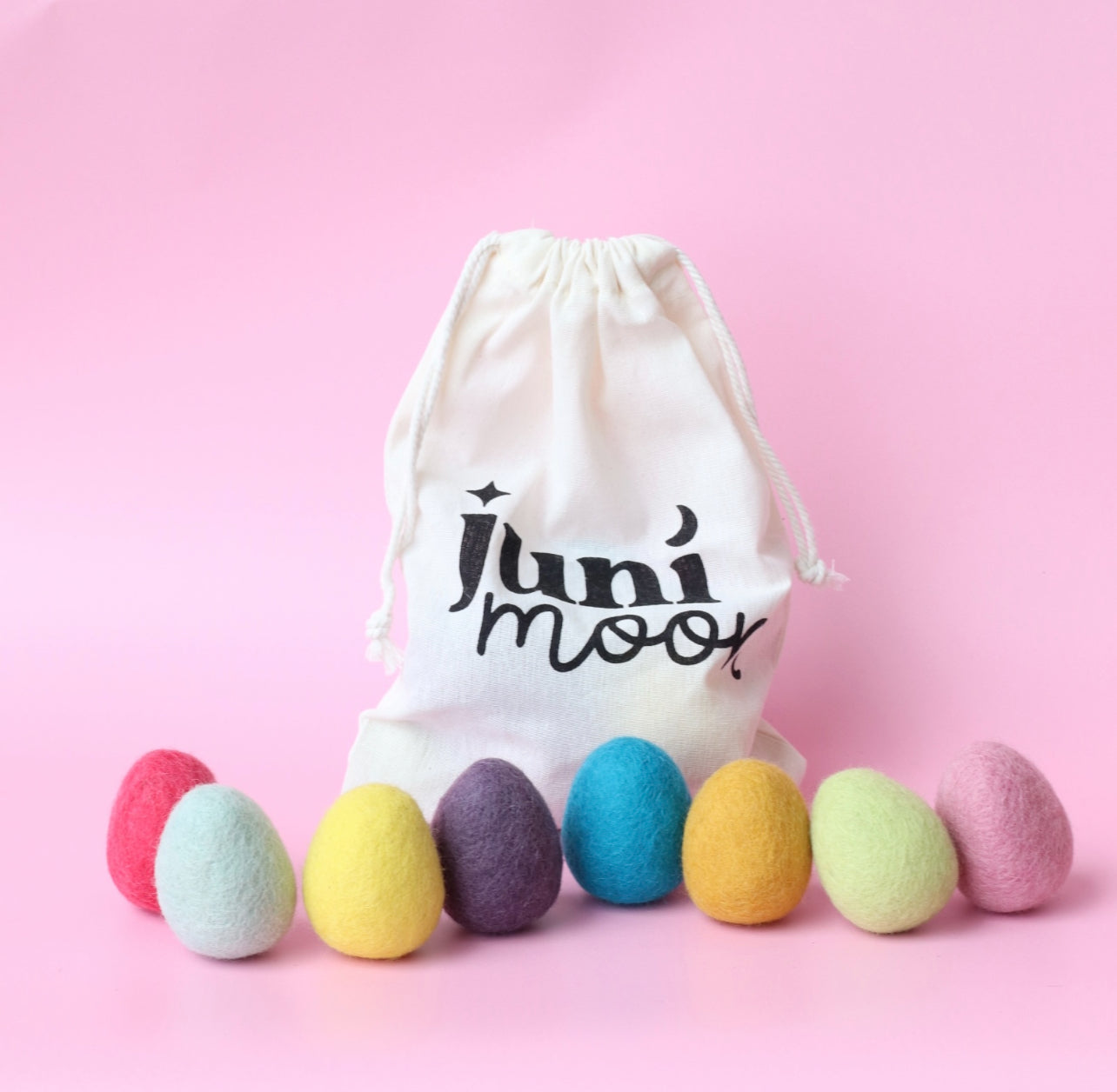 Hide and seek felt eggs - 8 Pce
