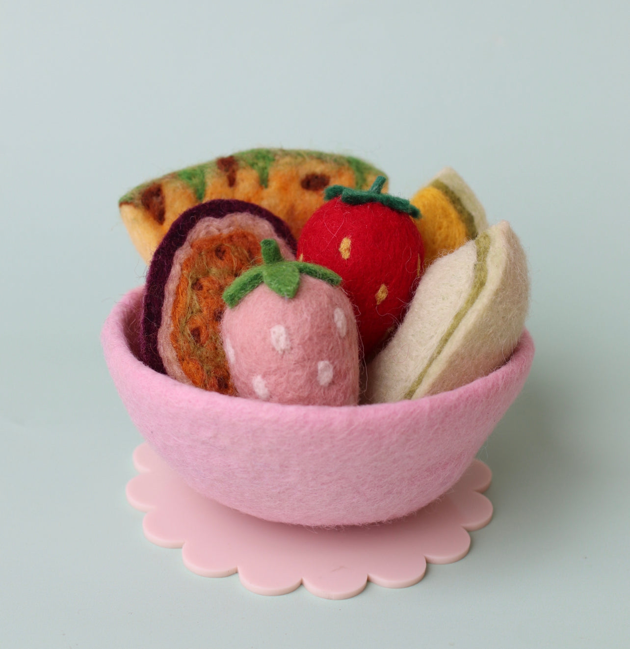 Fruit salad sets - choose your bowl colour
