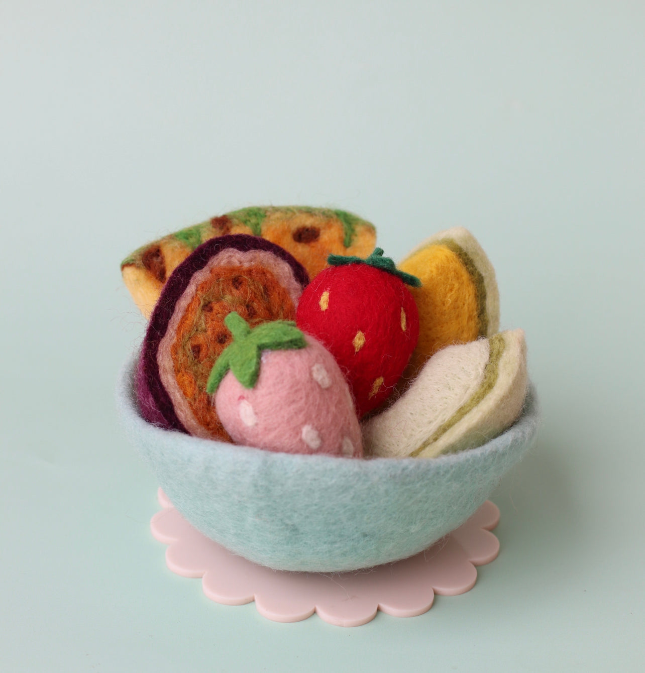 Fruit salad sets - choose your bowl colour
