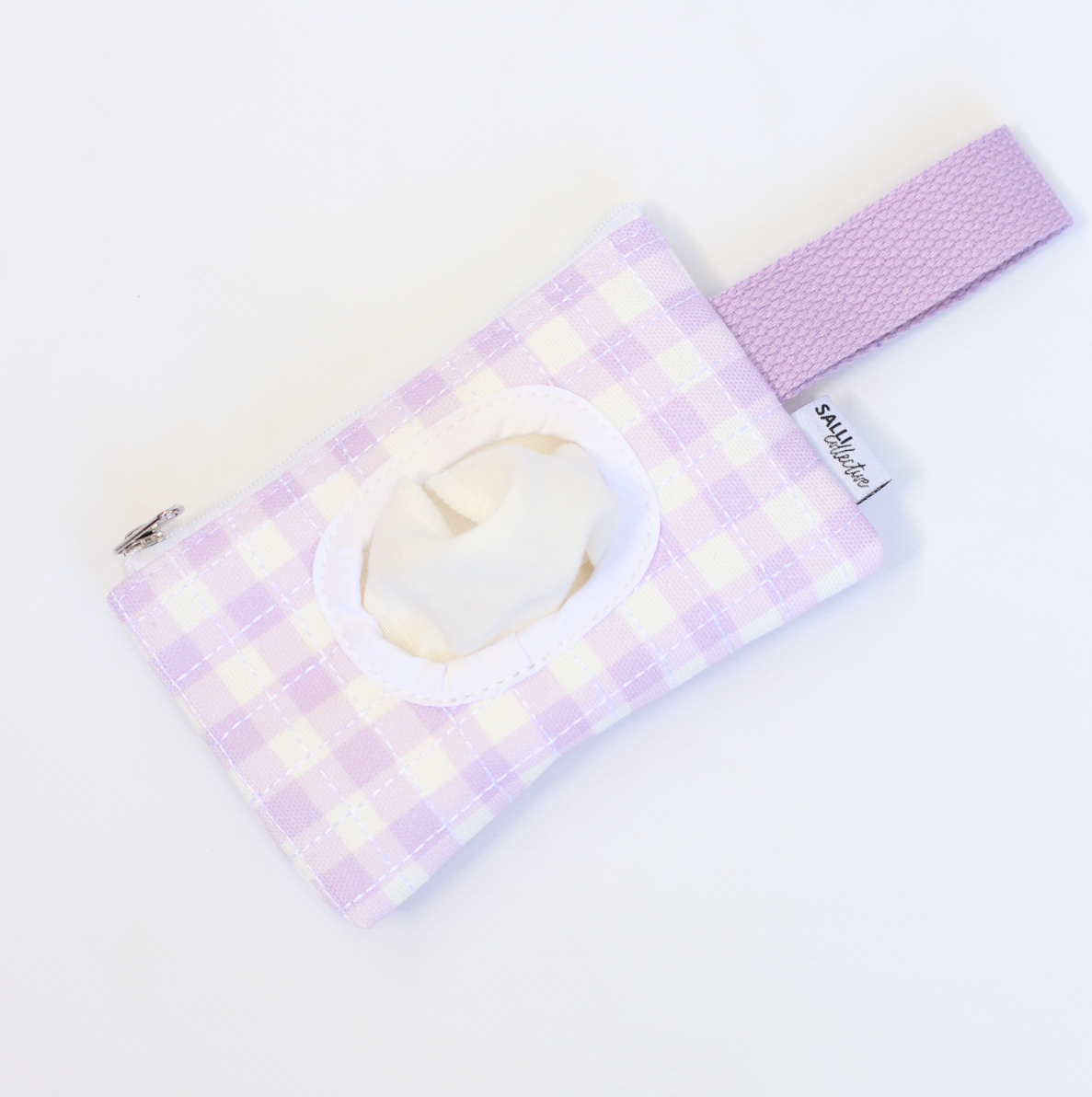 Baby Doll play wipes - Lilac Gingham ex GST