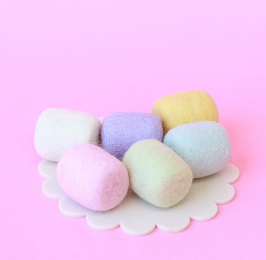 Pastel Marshmallows - Set of 6