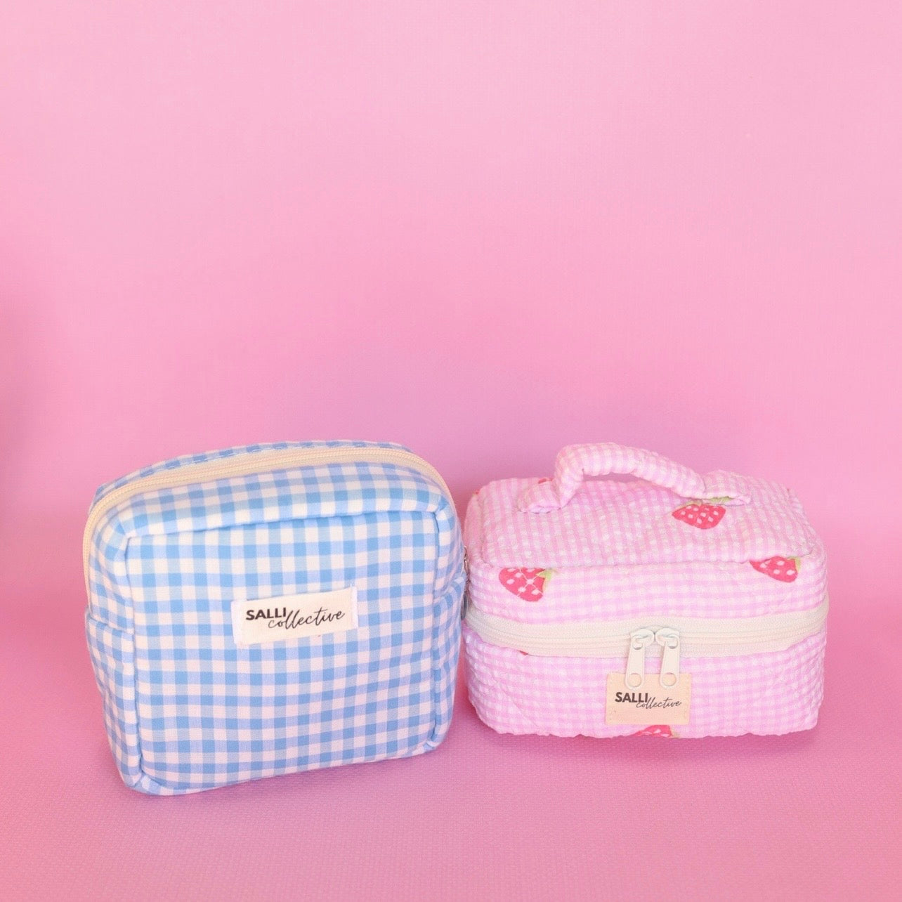 Dolly lunch pack - Blue Gingham 8 pce set (ex gst)
