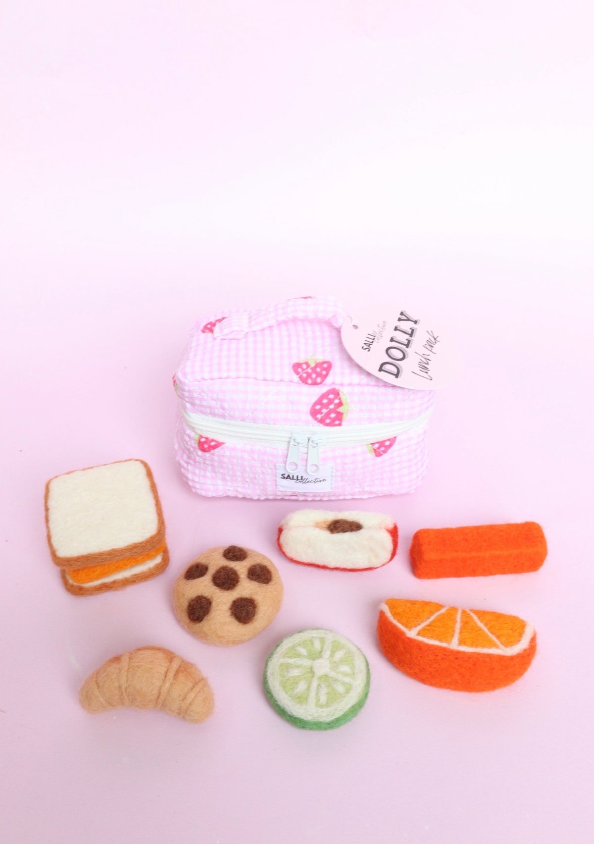 PRE ORDER Style 2 Dolly Lunch pack - Strawberry Fields 8 pce set (ex gst)