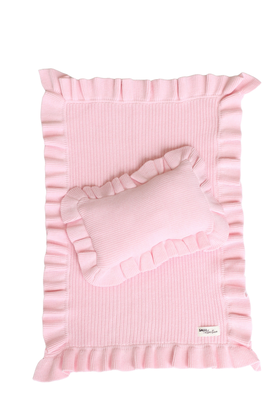 IN STOCK Pink Luxury dolls bedding set (blanket + Pillow) $35.43 ex gst