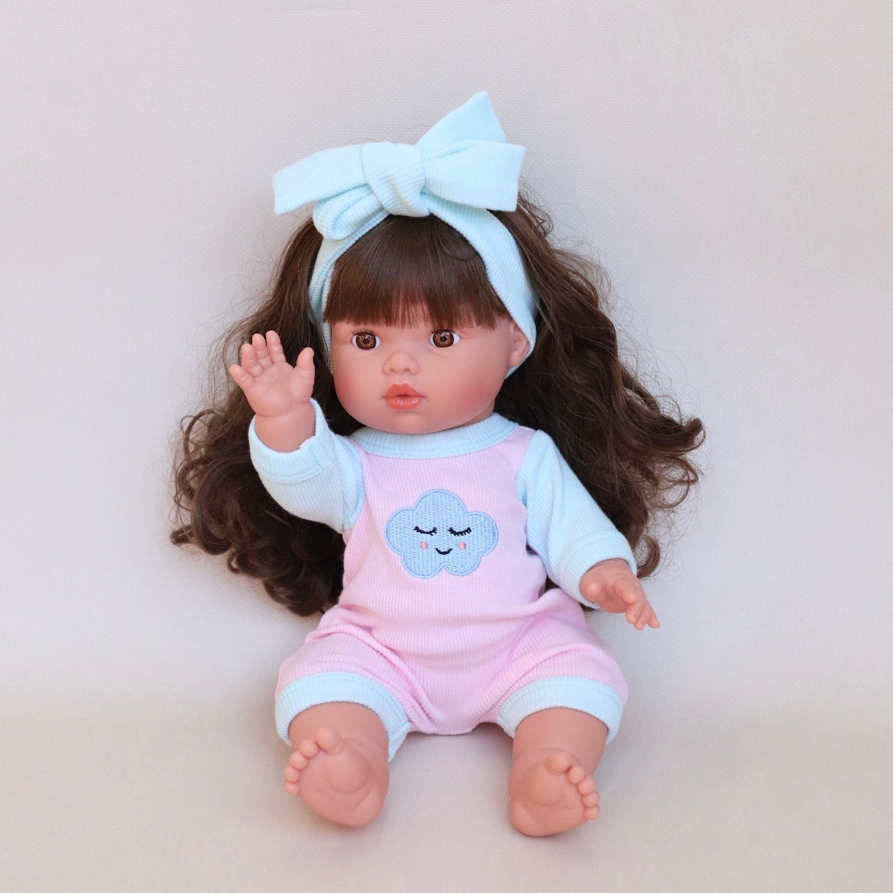 IN STOCK Sweet Dreams Cloud Romper + Bow ex GST