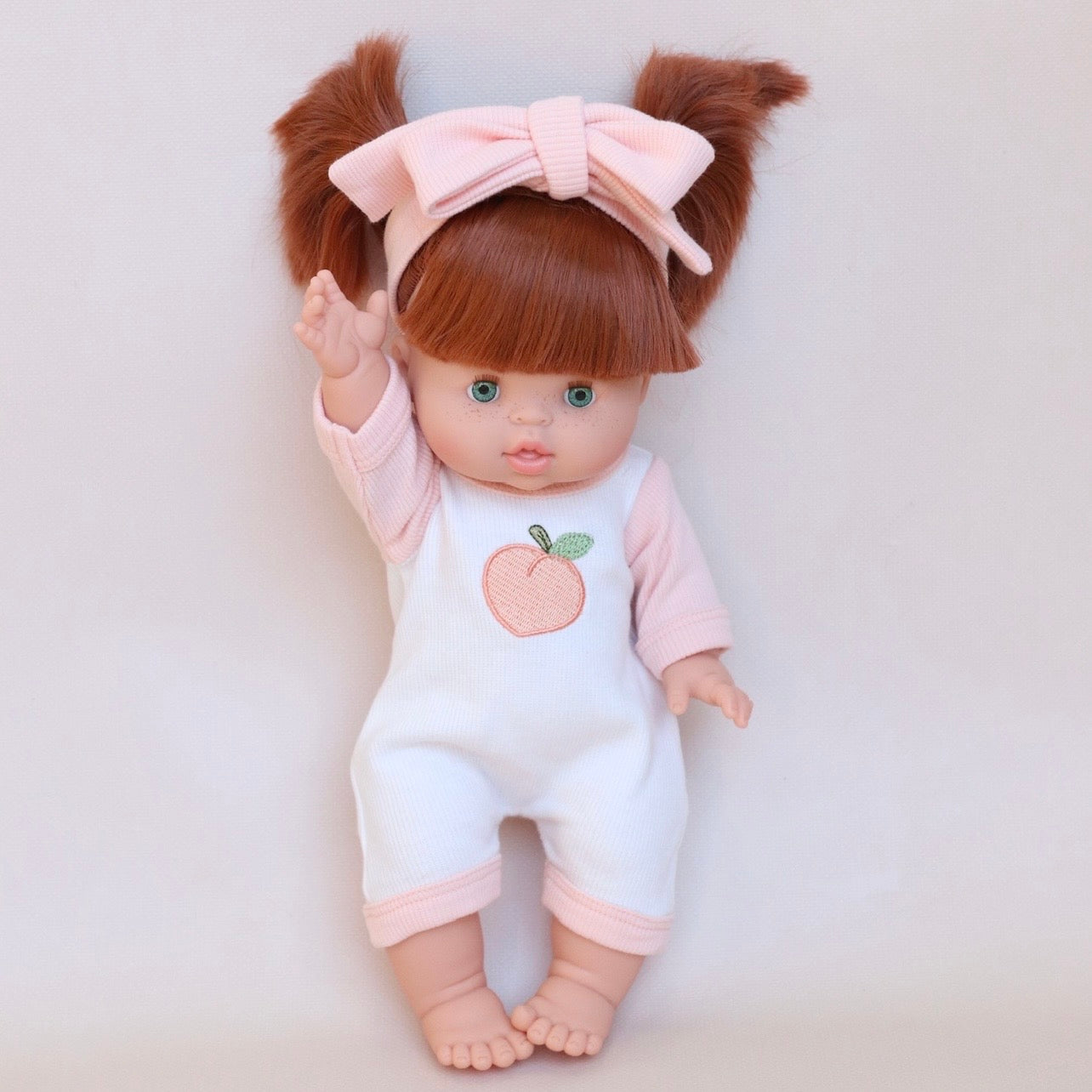 IN STOCK 🍑 Peaches & Cream Romper set (ex GST)