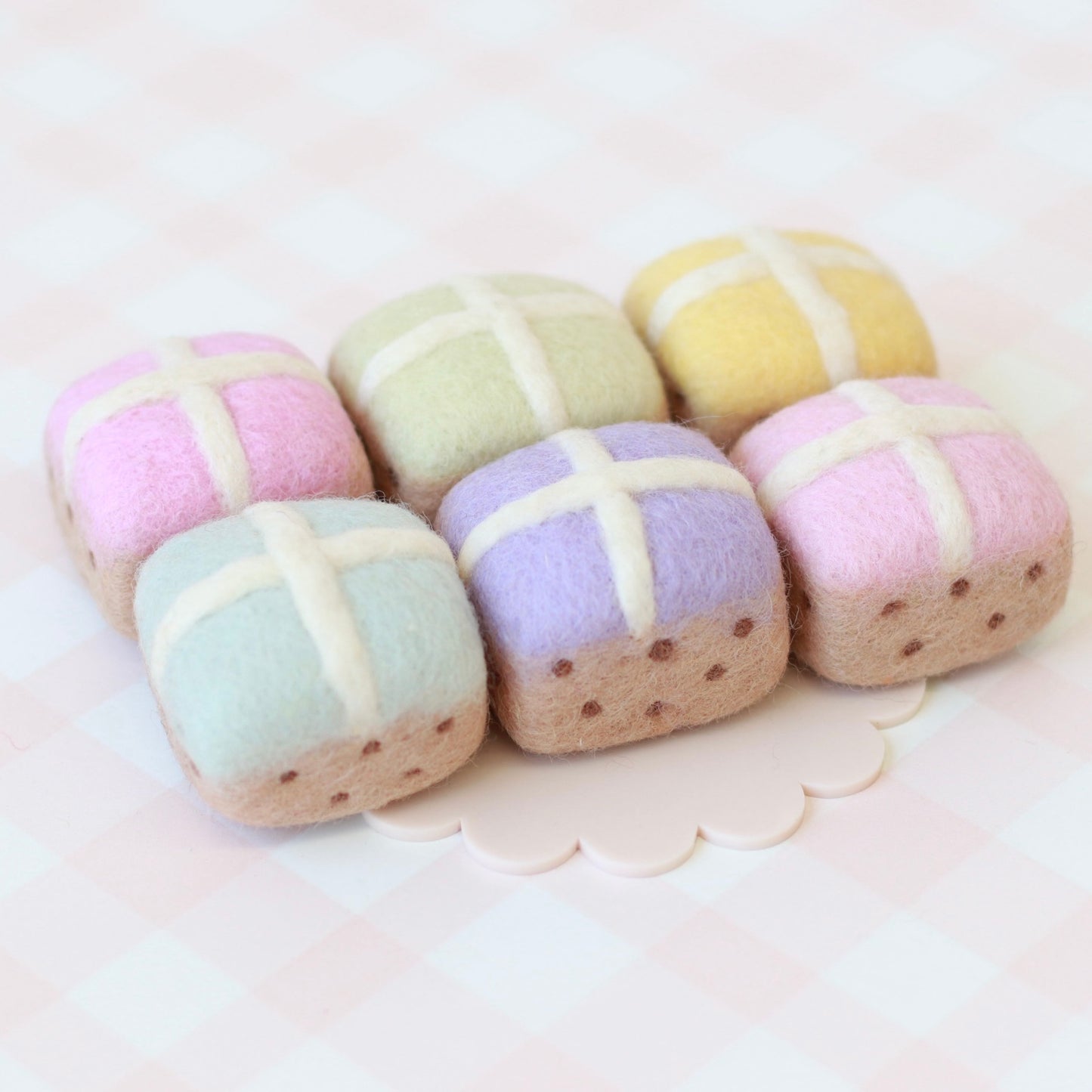 Mini Hot cross buns 6 pce set