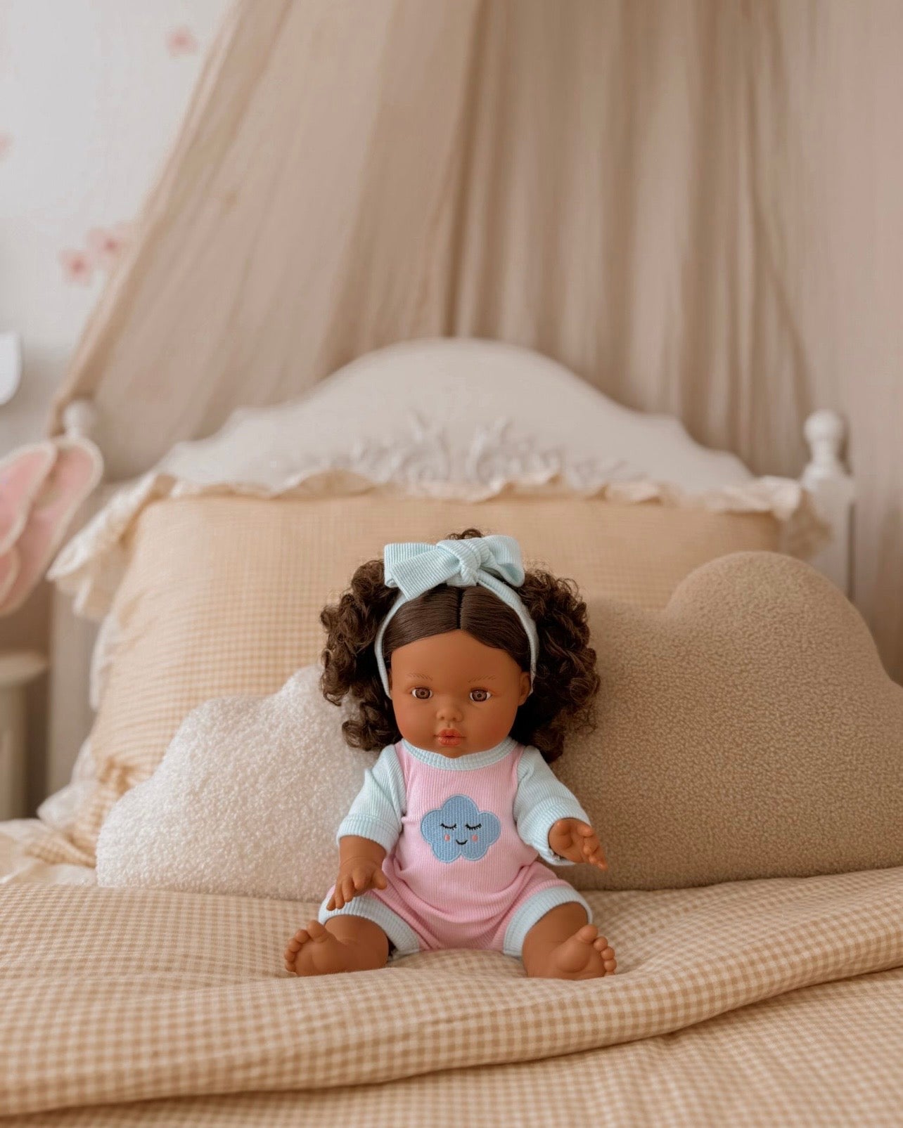 IN STOCK Sweet Dreams Cloud Romper + Bow ex GST