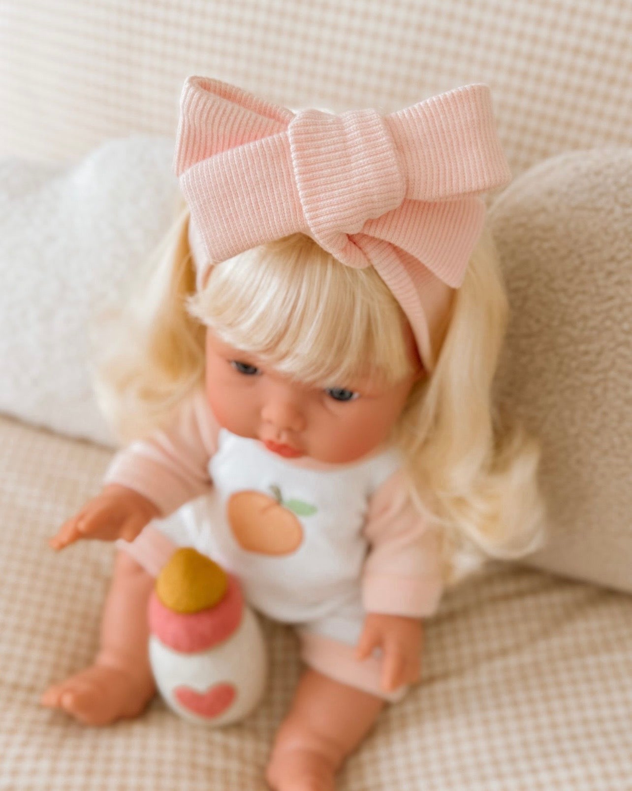 IN STOCK 🍑 Peaches & Cream Romper set (ex GST)