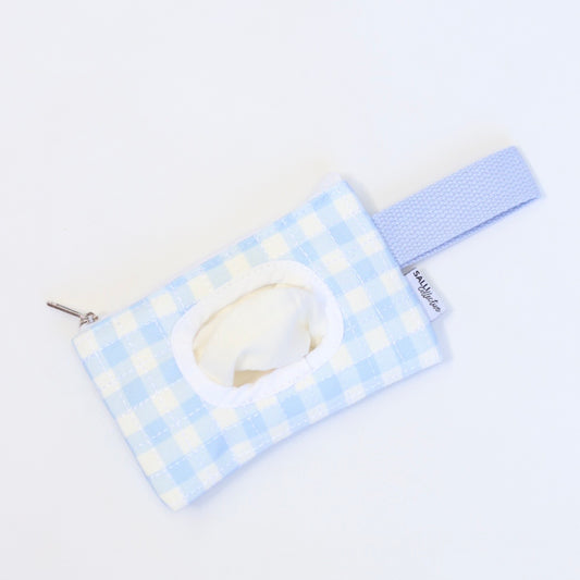 Coming soon Baby Doll play wipes - Blue Gingham