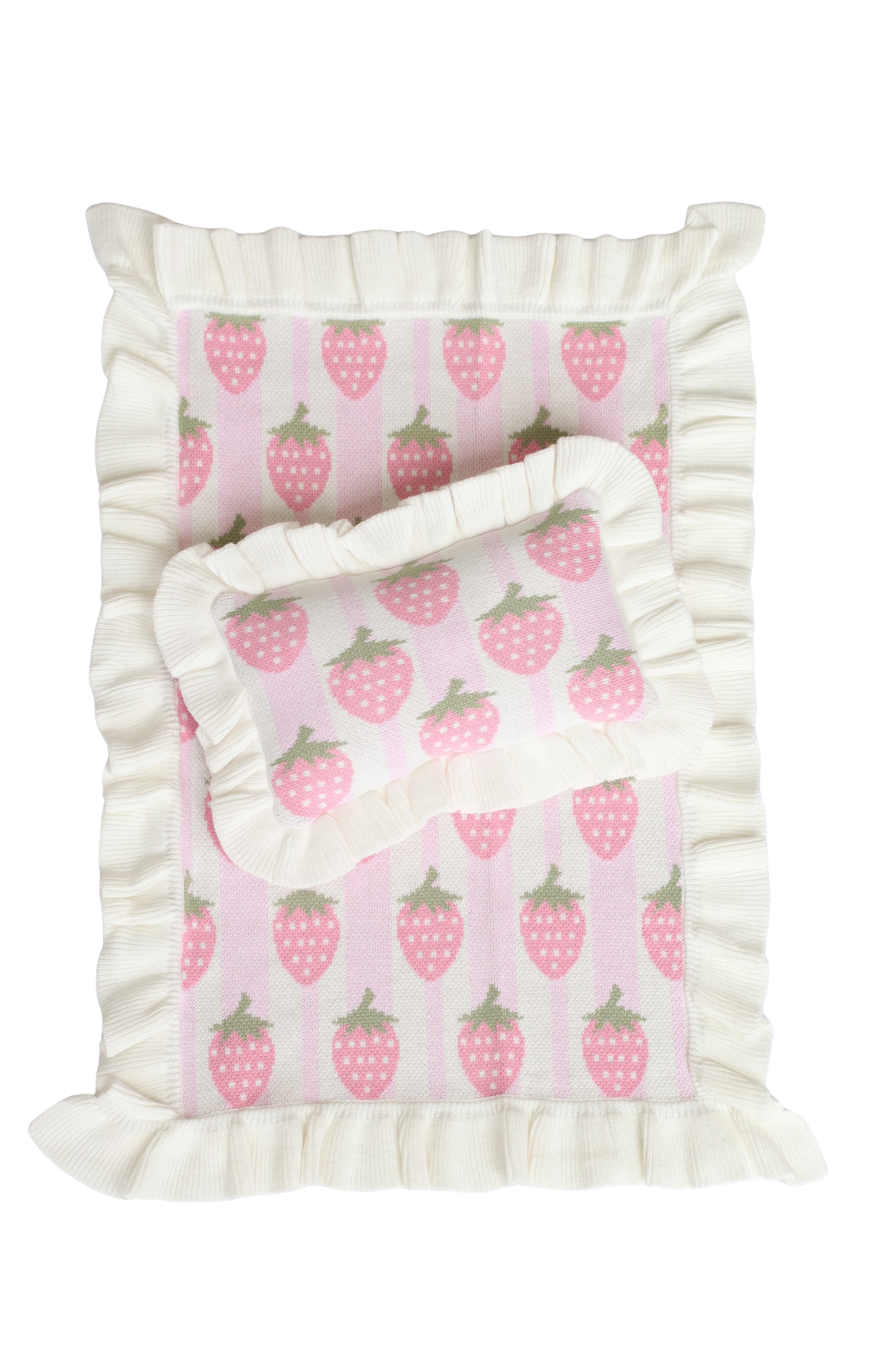 IN STOCK Strawberrry Luxury dolls bedding set (blanket + Pillow) $35.43 ex gst