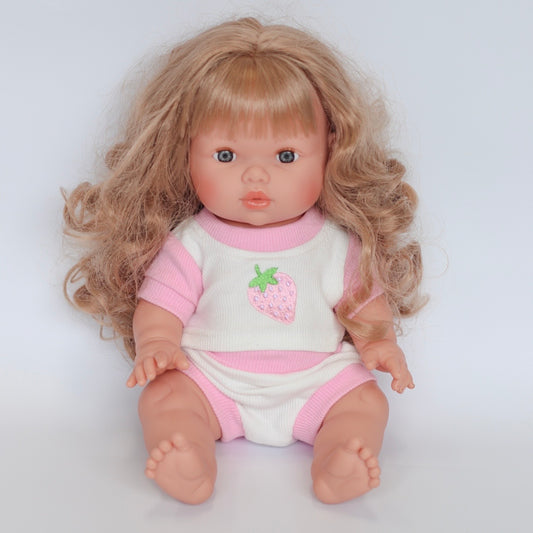 Strawberry top + Bloomer shorts set ex GST🍓