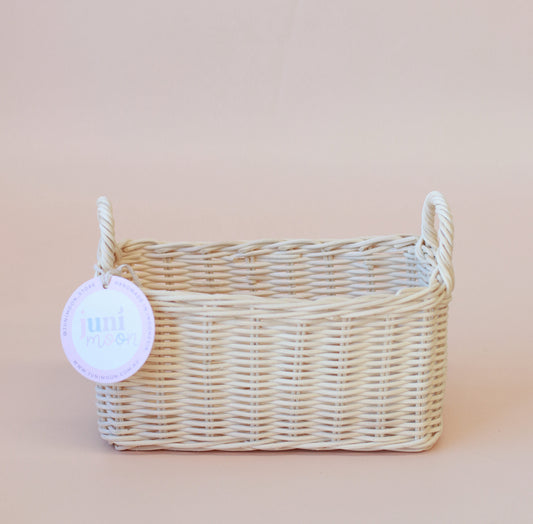 Sophia basket with handles