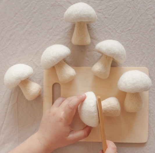 Button Mushrooms - 6 pce