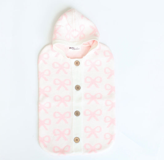 Salli dream Cocoon - Powder blush pink bows $21.80 ex GST