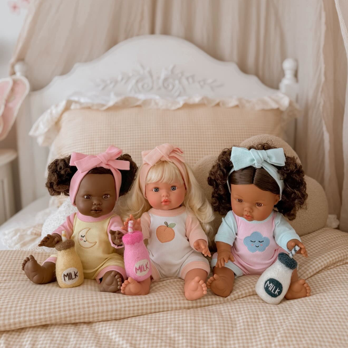 IN STOCK Sweet Dreams Cloud Romper + Bow ex GST