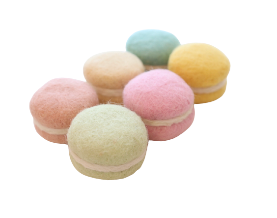 Pastel Macarons - 6 Pce