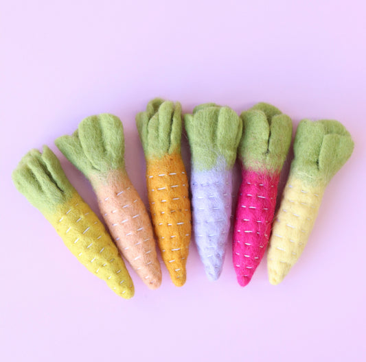 Rainbow carrots - 6 pce