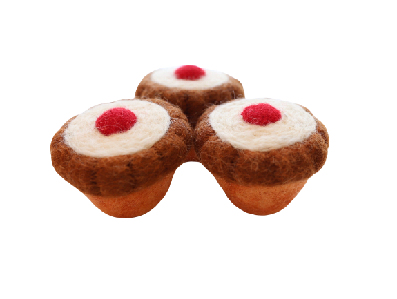 Cherry Bakewell tarts - 3 Pce