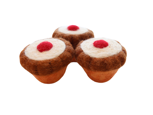 Cherry Bakewell tarts - 3 Pce