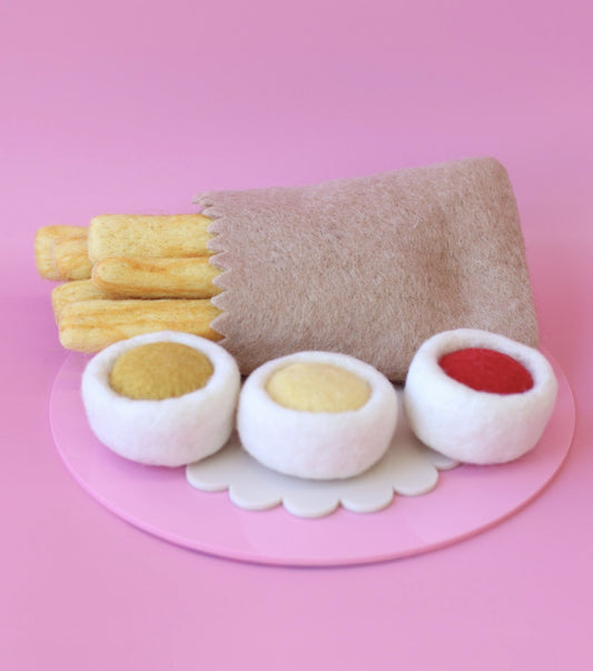 Felt French Fries set