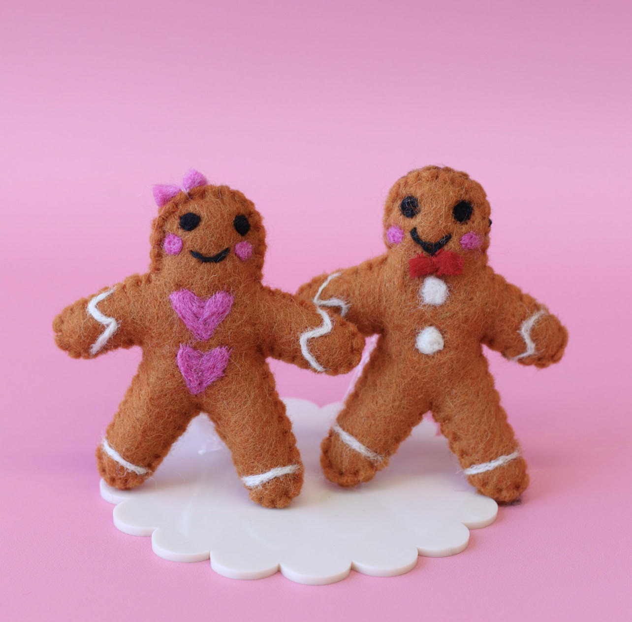 Ginger the Gingerbread kid - pink